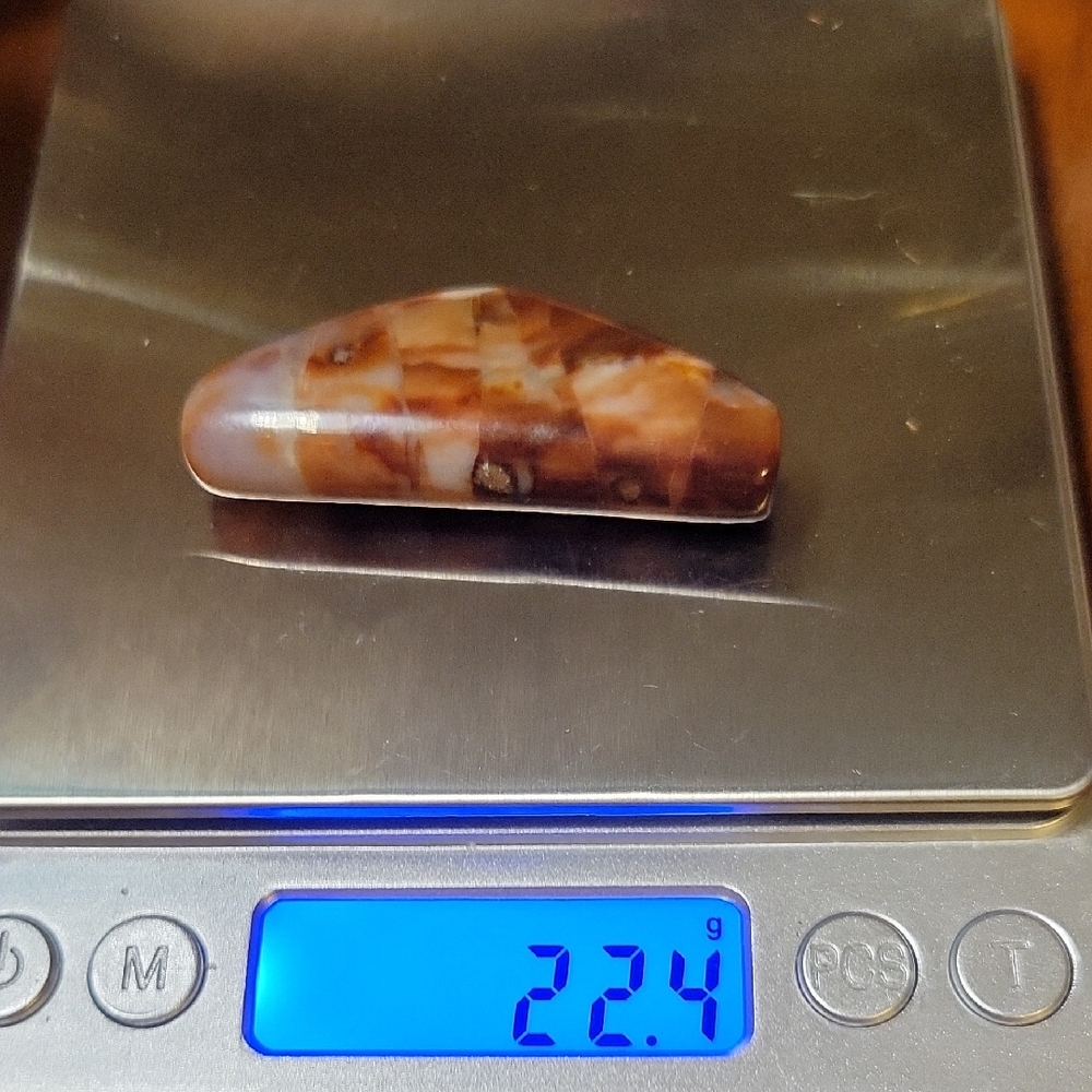 Large Palm Root Jasper / Picture Jasper Focal Bead • 2” One of a Kind Stone